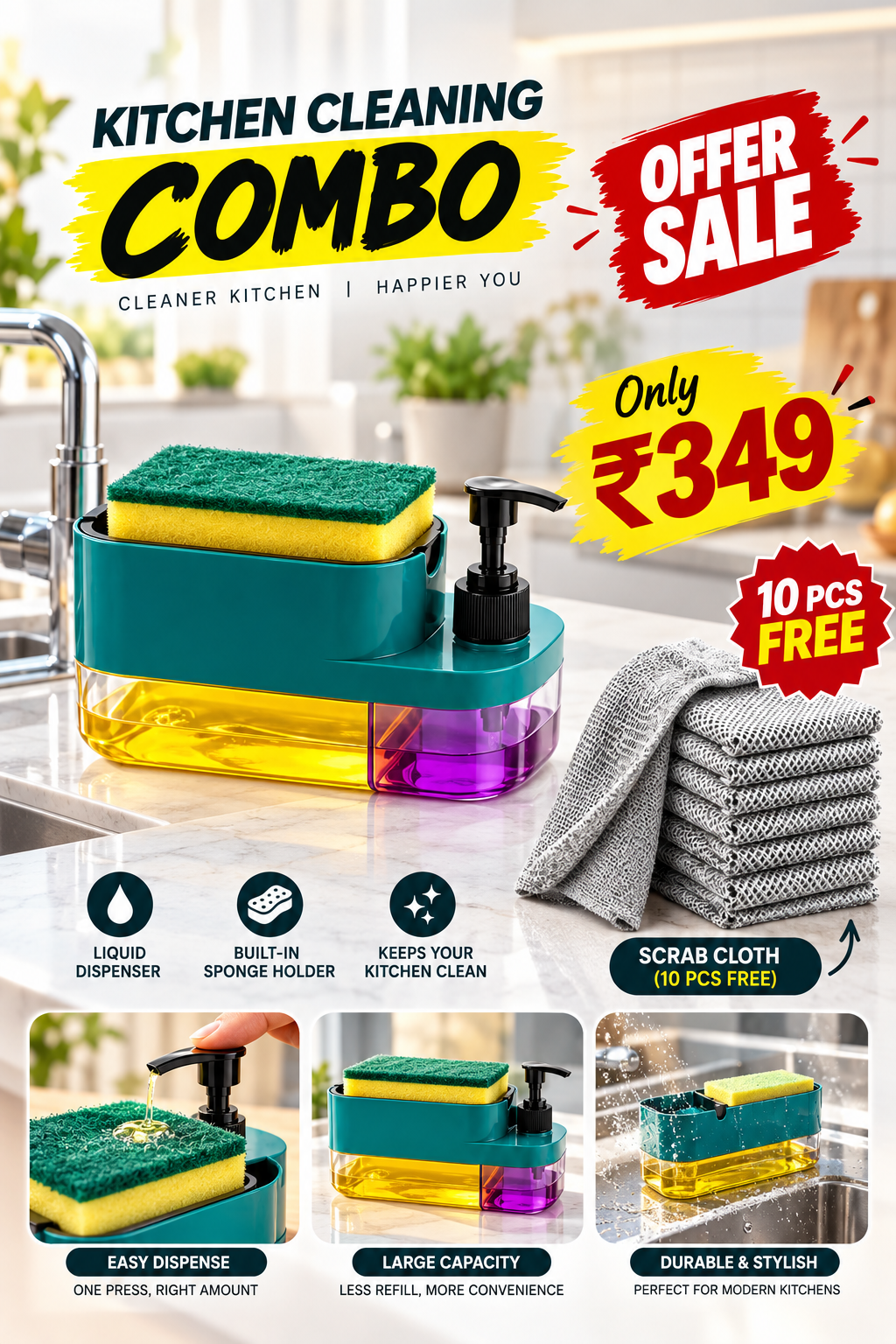 Kitchen Cleaning Combo – Product Description